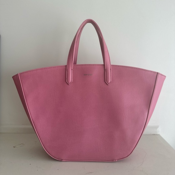 Pink Matt and Nat tote - Picture 1 of 5